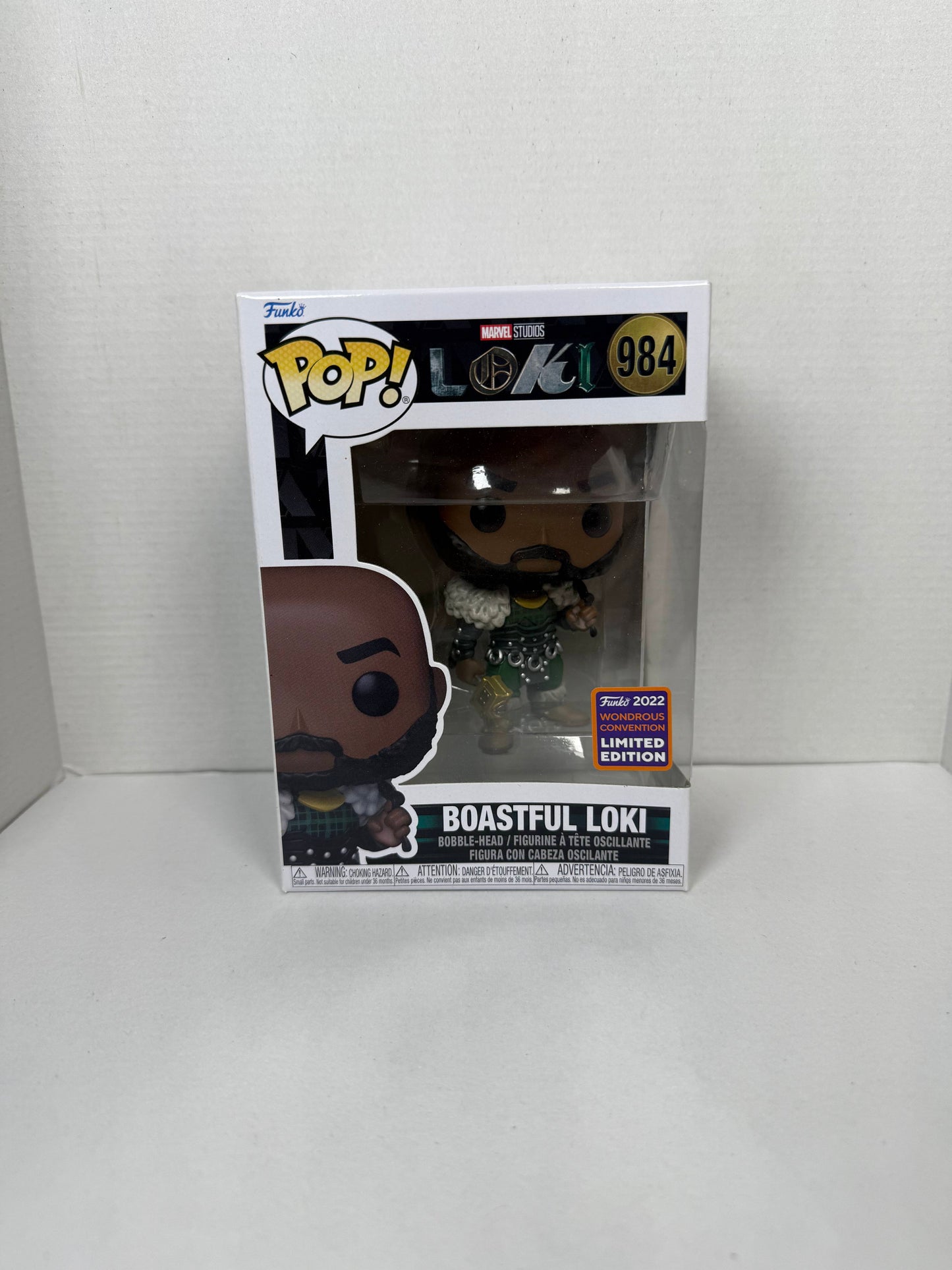 BOASTFUL LOKI #984 (Funko 2022 Wondrous Convention Limited Edition)