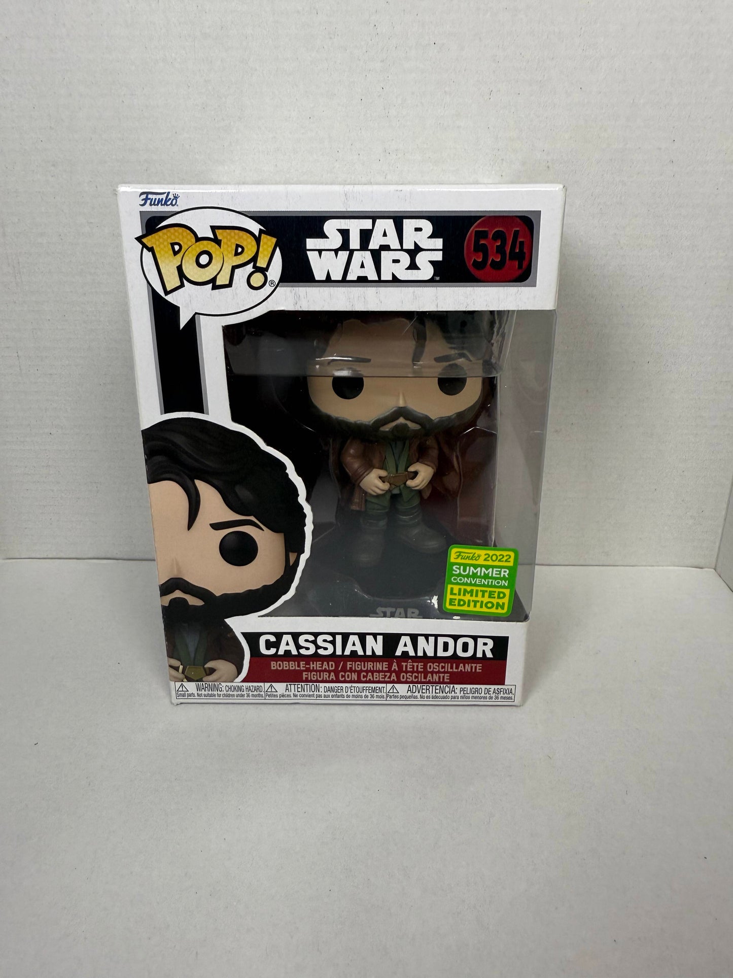 CASSIAN ANDOR #534 (Funko 2022 Summer Convention Limited Edition)